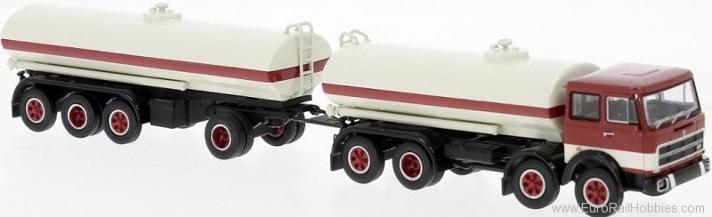 Brekina 58550 Fiat 691 Millepiedi Tankzug Red/White 1970  