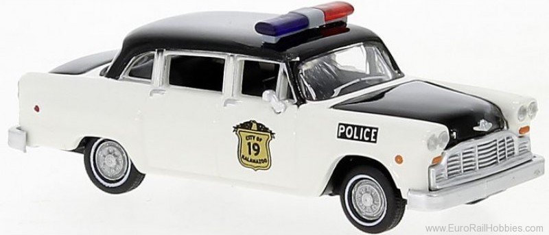 Brekina 58941 Checker Cab Police Car 1974, Kalamazoo Police