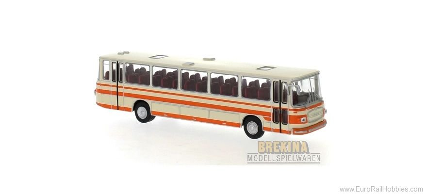 Brekina 59250 1967 MAN 750 Bus - Ivory, Orange