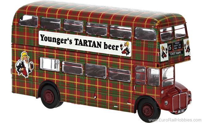 Brekina 61107 AEC Routemaster Younger's Tartan beer, 1960