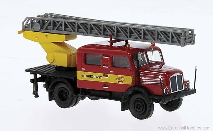 Brekina 71770 IFA S 4000-1 Doka mit Drehleiter der Minol