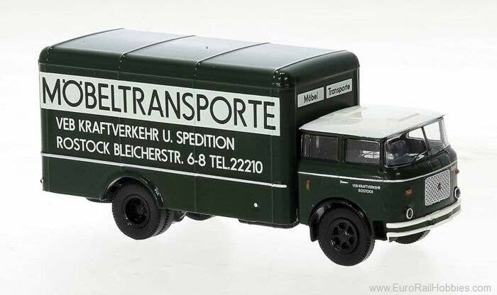 Brekina 71856 LIAZ 706 Koffer des KVK Rostock