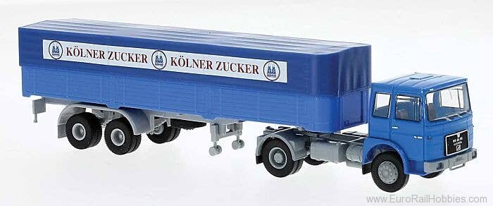 Brekina 78150 MAN F7 Sattelzug 'KÃ¶lner Zucker'