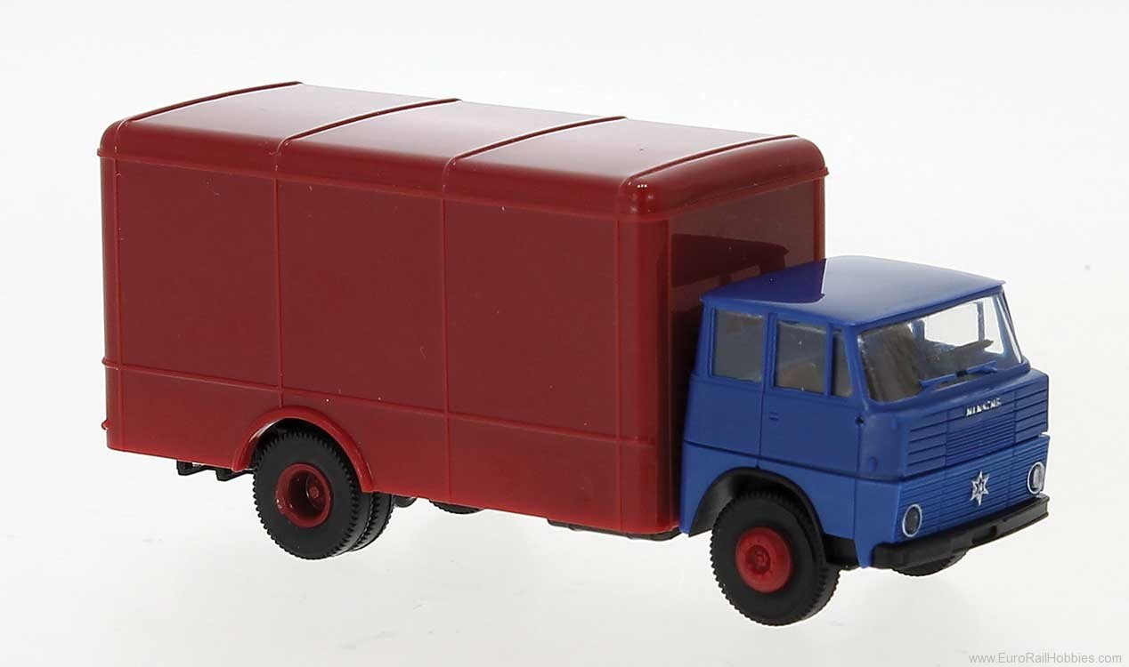 Brekina 82213 1962 Henschel HS 16 TL Box-Body Truck - Econo