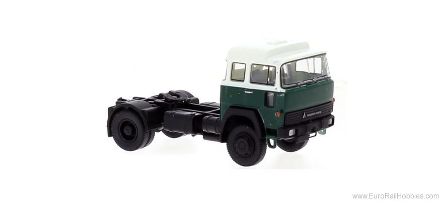 Brekina 83282 Magirus 310 D 16 SZM White, Dark Green, 1974,