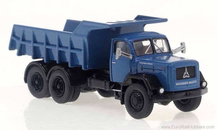 Brekina 83302 Magirus Jupiter Kipper, Blue
