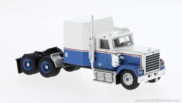 Brekina 85781 Chevrolet Bison White/Blue Semi-Truck