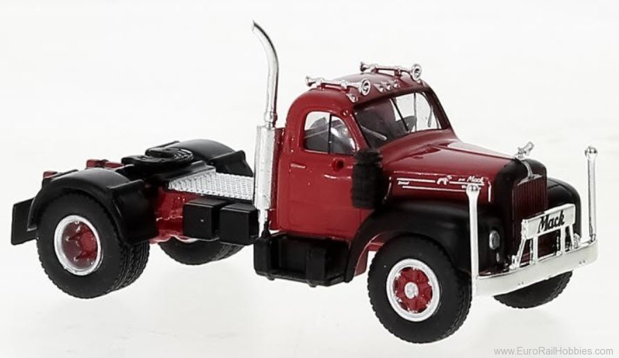 Brekina 85975 Mack B 61, Red/Black, 1953 (Factory Sold Out)