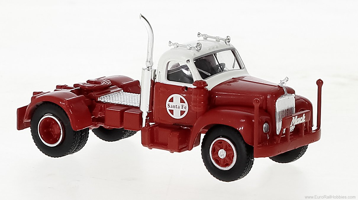 Brekina 85980 Mack B 61 Red/White 1953 Santa Fe