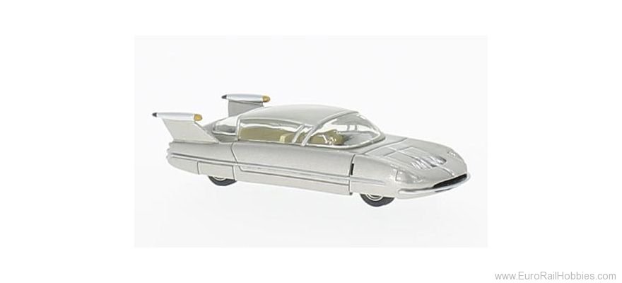 Brekina BOS87230 Borgward Traumwagen Silver, 1955, 