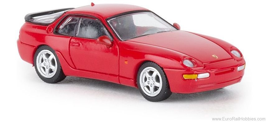 Brekina PCX870013 Porsche 968, red, by PCX