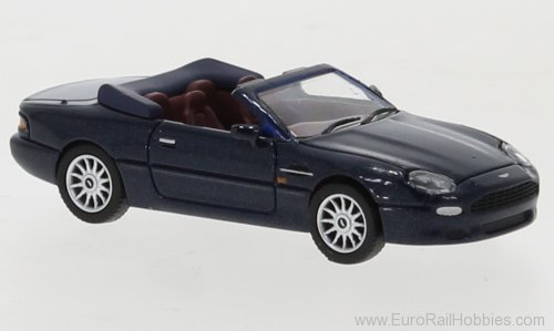 Brekina PCX870147 Aston Martin DB7 Cabrio Dark Blue Metallic