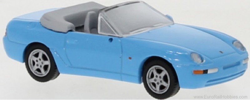 Brekina PCX870182 Porsche 968 Cabriolet light blue, 1991