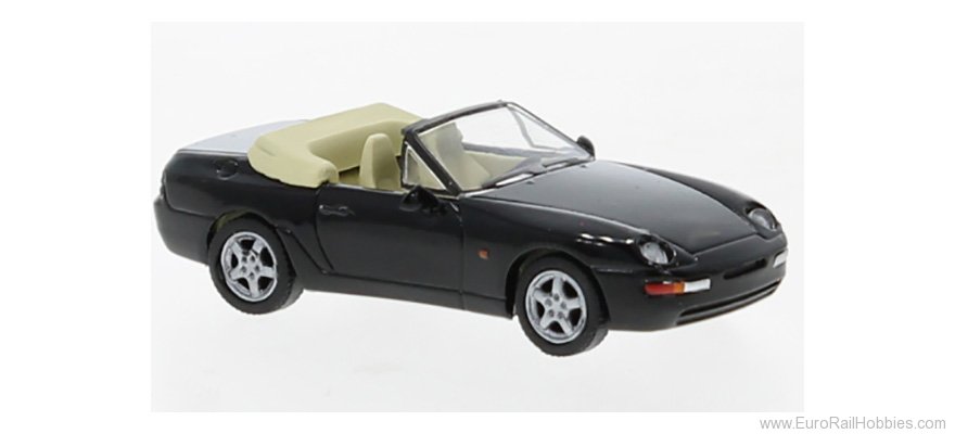 Brekina PCX870183 Porsche 968 convertible black, 1991