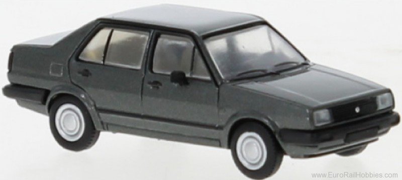 Brekina PCX870198 198 VW Jetta II, Metallic Dark Gray 1984  