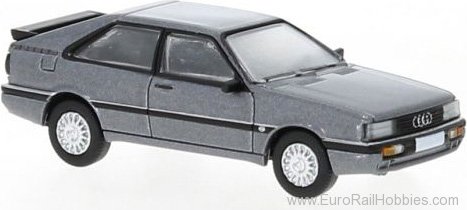 Brekina PCX870269 Audi Coupe Metallic Dark Gray , 1985, 