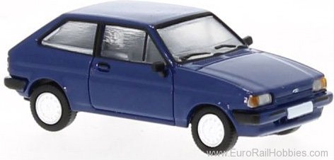 Brekina PCX870277 Ford Fiesta MK II Dark Blue , 1985, 