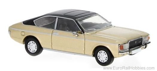 Brekina PCX870337 Ford Granada MK I coupe gold, matt black, 197