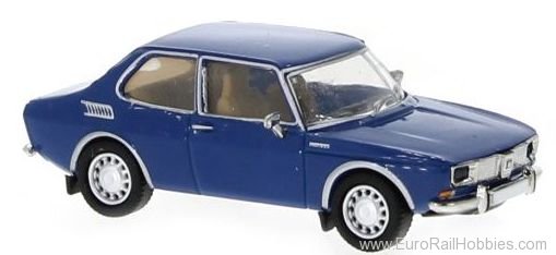 Brekina PCX870343 Saab 99 dark blue, 1970