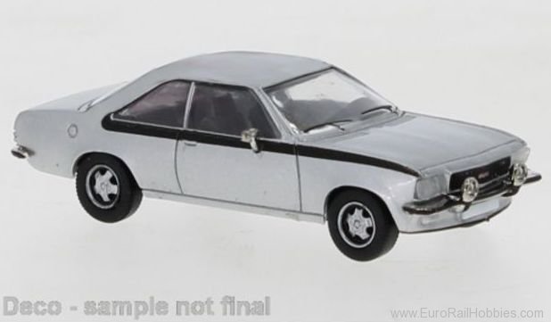 Brekina PCX870345 Opel Commodore B Coupe silver, 1972