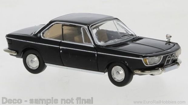 Brekina PCX870358 BMW 2000 CS black, 1965
