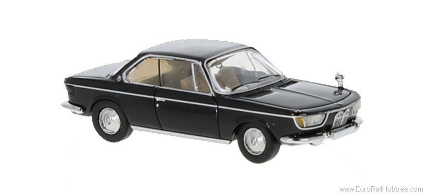 Brekina PCX870358 BMW 2000 CS black, 1965