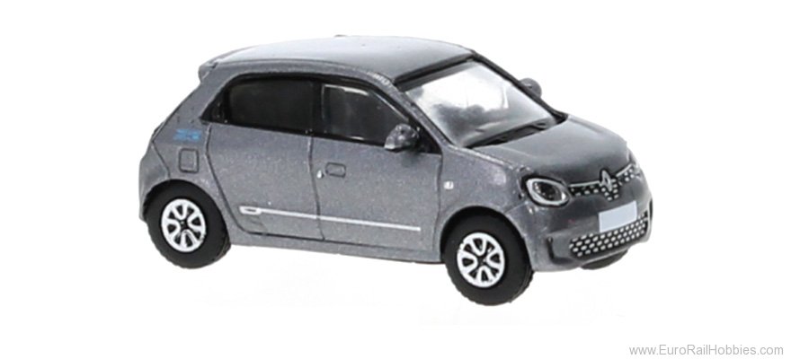 Brekina PCX870369 Renault Twingo III Metallic  Dark Gray, 2019,