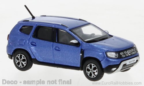 Brekina PCX870373 Dacia Duster II Metallic Dark Blue , 2020, 