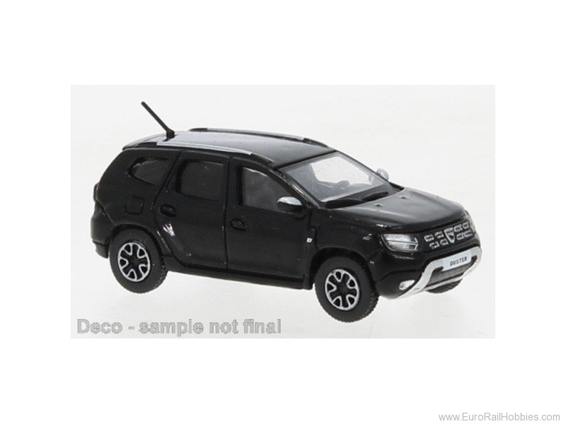 Brekina PCX870374 Dacia Duster II Metallic Black , 2020, 