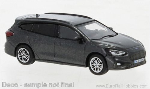 Brekina PCX870376 Ford Focus Turnier ST-Line Metallic Dark Gray