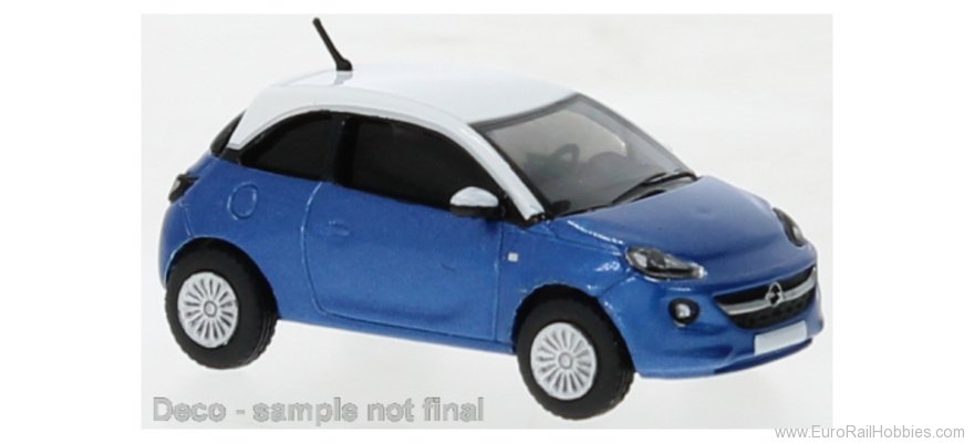 Brekina PCX870381 Opel Adam Metallic  Blue, 2013, 