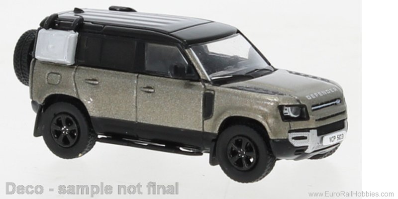 Brekina PCX870390 Land Rover Defender 110 Metallic Brown , 2020