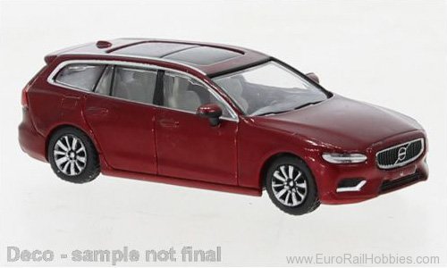 Brekina PCX870393 Volvo V60 Metallic Red , 2019, 