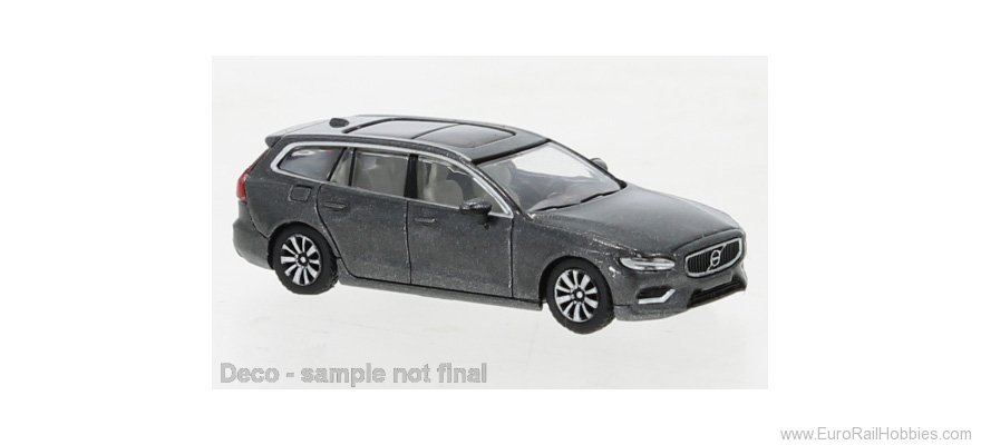 Brekina PCX870394 Volvo V60 Metallic Gray , 2019, 