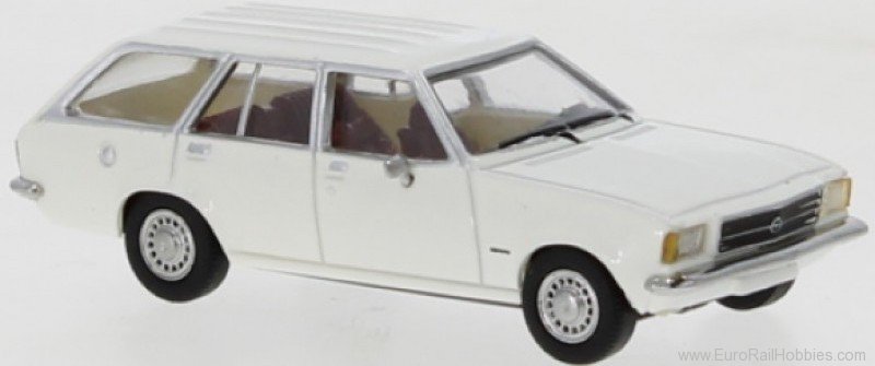Brekina PCX870402 402 Opel Rekord D Caravan, White, 1972  