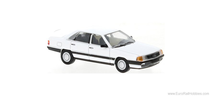 Brekina PCX870436 Audi 100 (C3) White  
