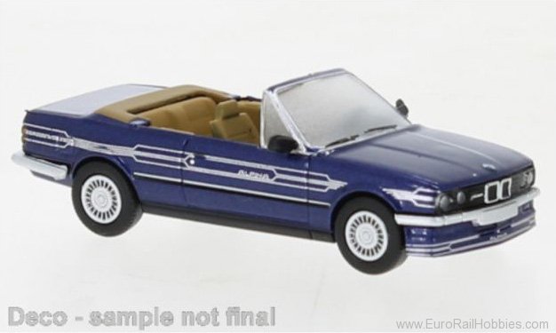 Brekina PCX870444 BMW Alpina C2 2,7 Cabriolet Metallic Dark Blu
