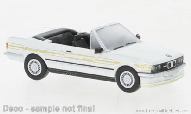 Brekina PCX870447 BMW Alpina C2 2,7 Cabriolet White , Dekor, 19