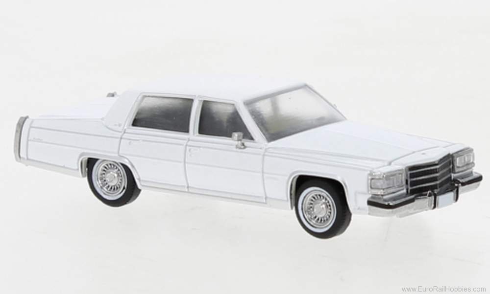 Brekina PCX870449 Cadillac Fleetwood Brougham White , 1982, 