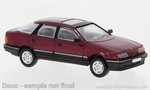 Brekina PCX870458 Ford Scorpio Metallic Dark Red , 1985, 