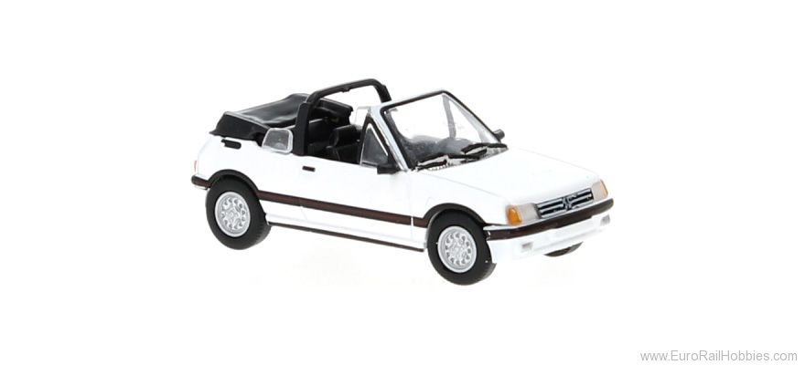 Brekina PCX870501 Peugeot 205 Cabriolet White, 1986, 