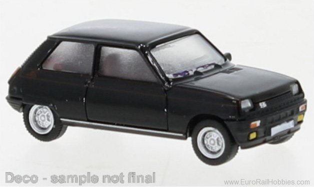 Brekina PCX870509 Renault 5 Alpine Black , 1980, 