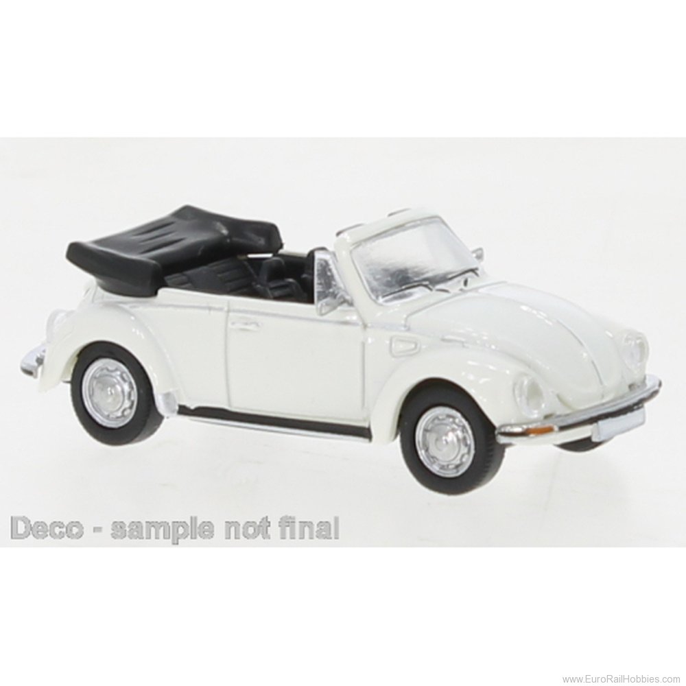 Brekina PCX870517 VW KÃ¤fer 1303 Cabriolet White , 1979, 