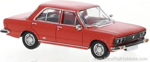 Brekina PCX870636 Fiat 130 Red , 1969, 