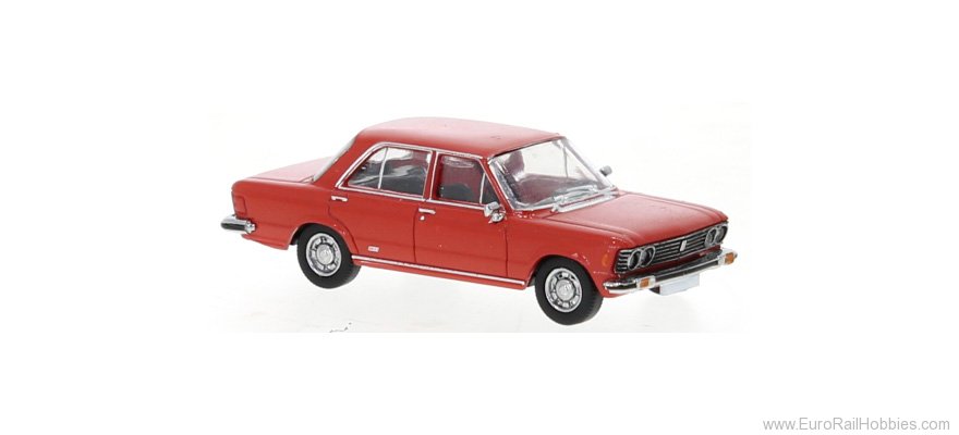 Brekina PCX870636 Fiat 130 Red , 1969, 