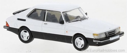 Brekina PCX870648 Saab 900 Turbo White , 1986, 