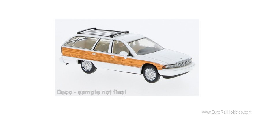 Brekina pcx870453 Chevrolet Caprice Station Wagon White  
