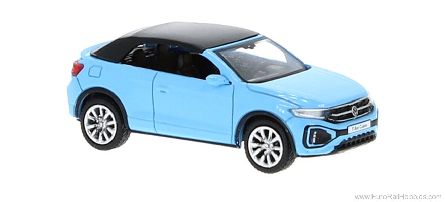 Brekina pcx870600 VW T-Roc Convertible Light Blue  
