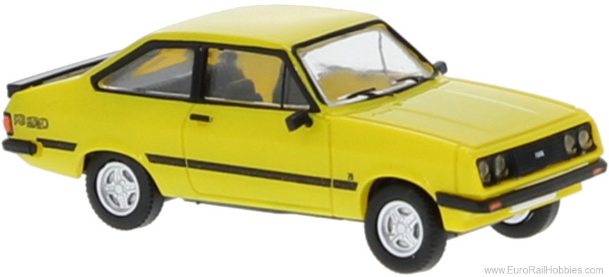 Brekina pcx870721 Ford Escort MK II R Yellow  