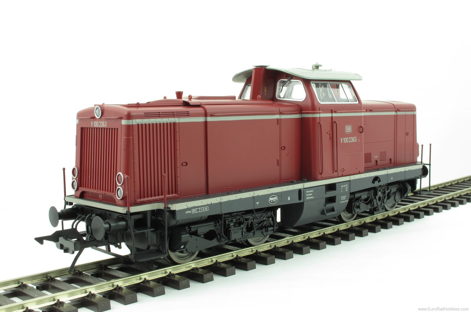 Lenz 40133.02 Diesel locomotive V100.20, DB, Ep.3, red